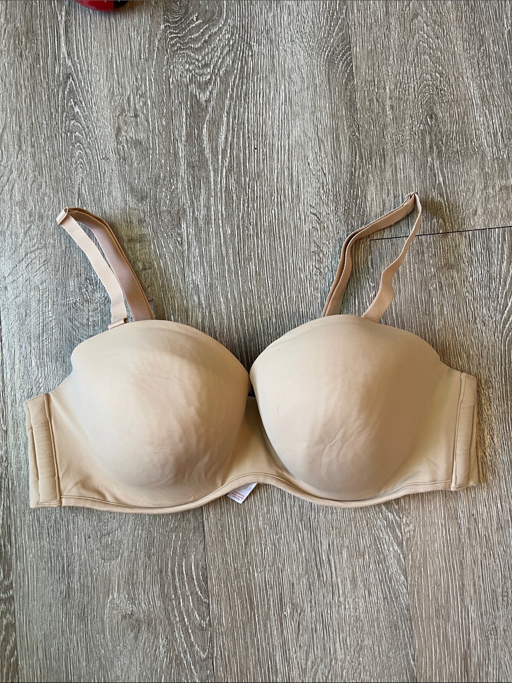 Cacique boost multi way strapless Beige Nude Smooth T-Shirt Bra underwire